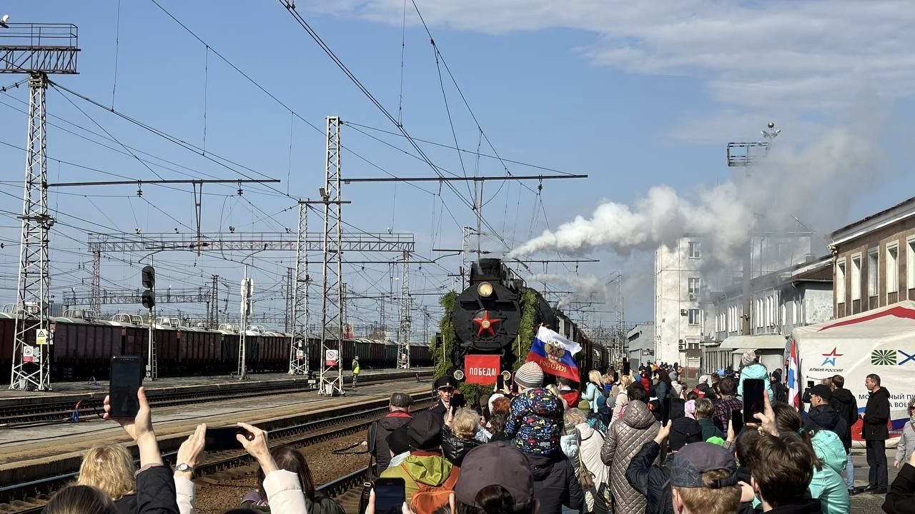 В Пермь прибыл «Эшелон Победы», посвященный истории Великой Отечественной войны