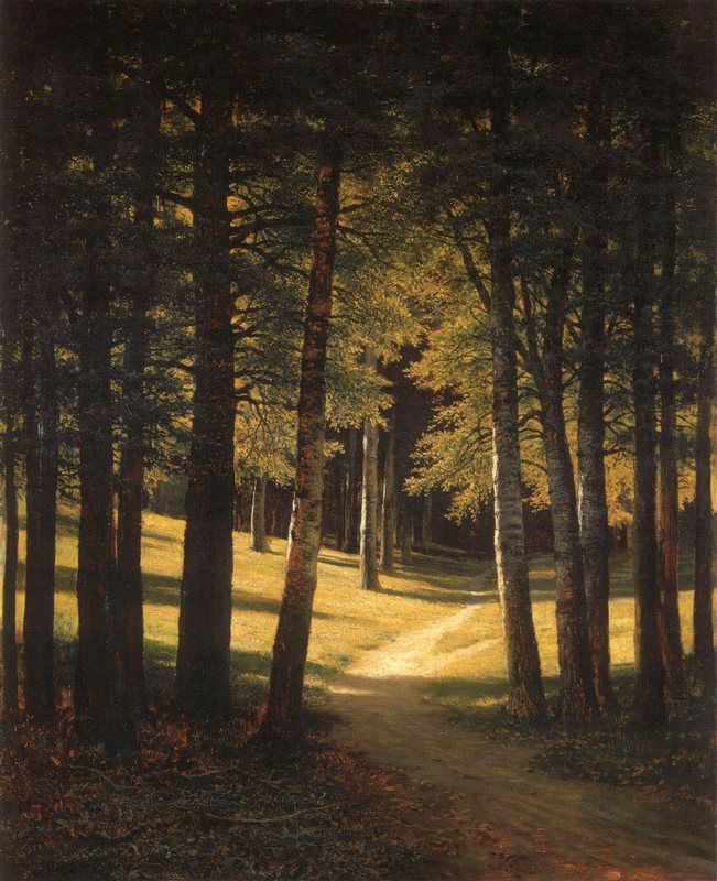 Клодт М.К. Лесной пейзаж. 1867 г. Фото предоставлено Пермской художественной галереей
