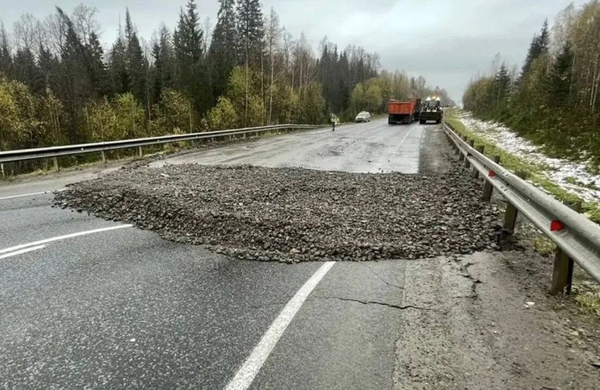 Провал на трассе Полазна — Чусовой полностью засыпали