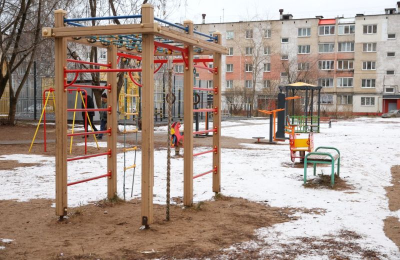 ​В 2025 году в Перми обустроены 73 детские игровые и спортивные площадки