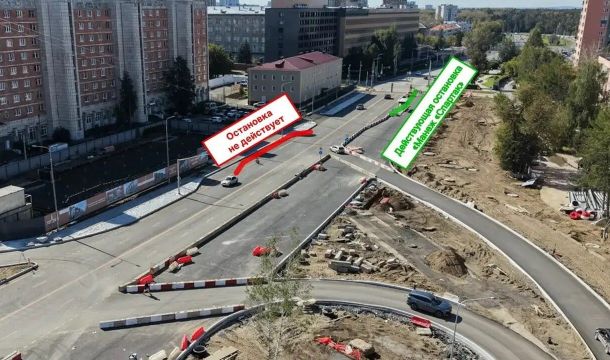Новая остановка на шоссе Космонавтов в Перми пока не принимает пассажиров