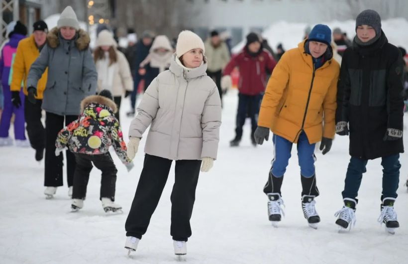 Одним из самых посещаемых катков Перми стал «Экспо-каток»