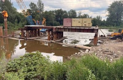 В Пермском округе начали капитальный ремонт моста через реку Бабку