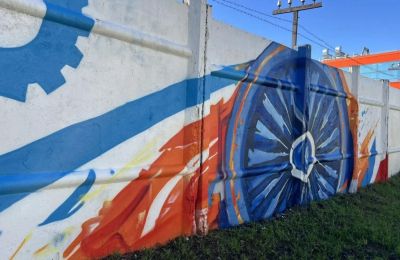 В Перми появился 160-метровый арт-объект, посвященный промышленности