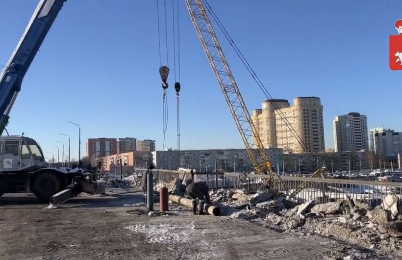 В Перми начали демонтировать путепровод у «Мориона»