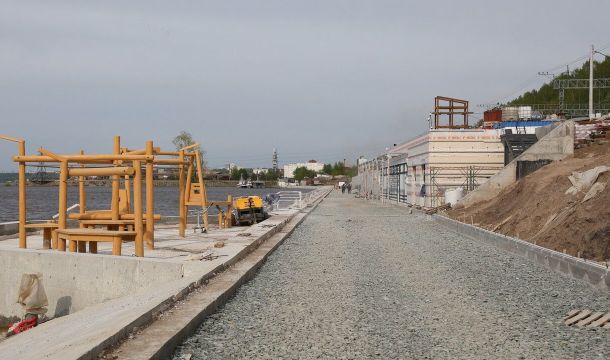 Пермь продолжает строить километры комфорта у воды