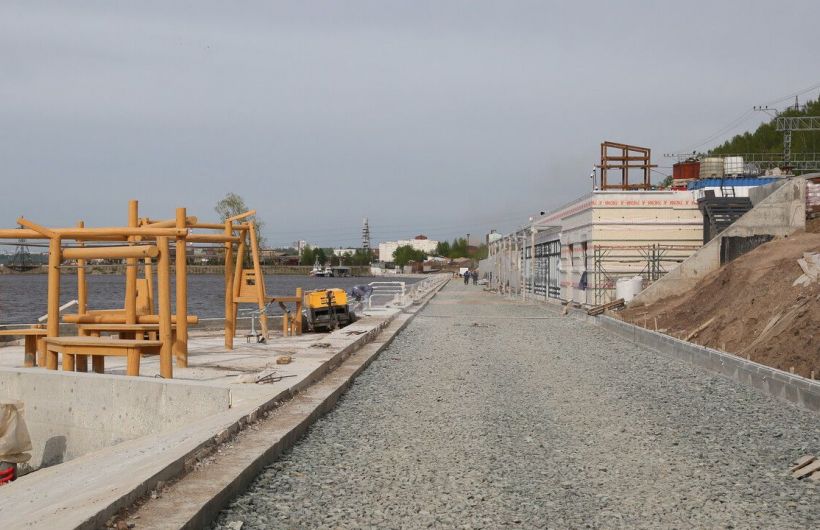 Пермь продолжает строить километры комфорта у воды
