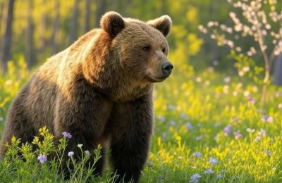В Губахинском округе отстреляют медведя, выходившего в поселок