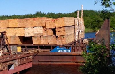 Увеличились поставки лесопродукции из Прикамья по воде 