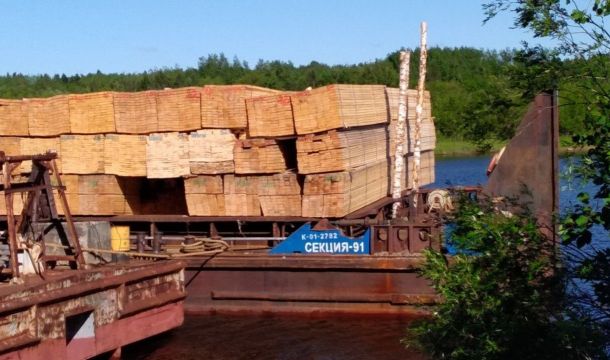 Увеличились поставки лесопродукции из Прикамья по воде 