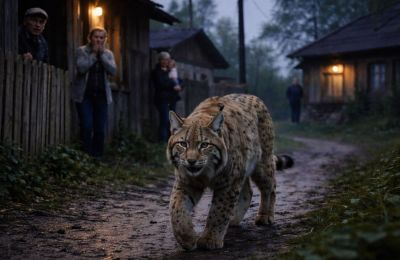 Дикую рысь увидели в Пермском округе