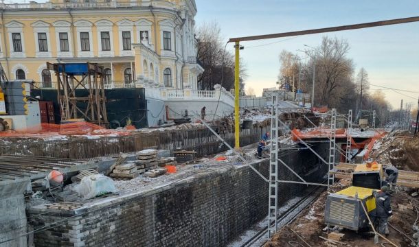 ​В Перми реконструкция путепровода по улице Монастырской выполнена на 45%