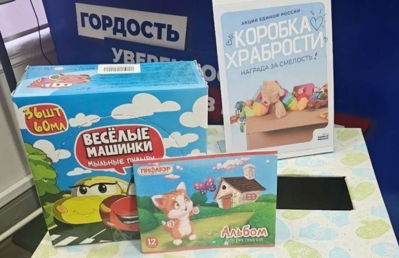 К акции «Коробка храбрости» присоединяются депутаты и активисты «Единой России» 