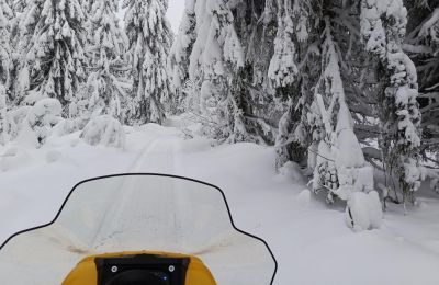 Группа туристов на снегоходах пропала в Красновишерском округе