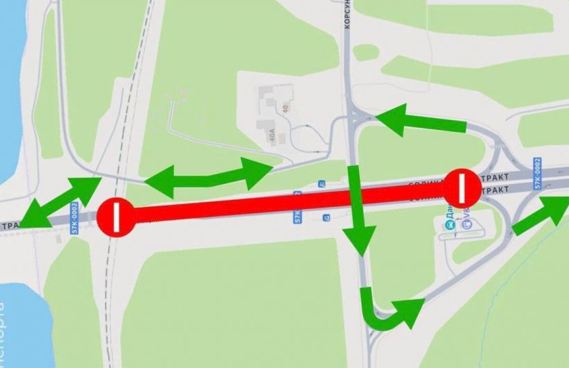 Ночью в Прикамье перекроют участок путепровода Пермь-Березники 