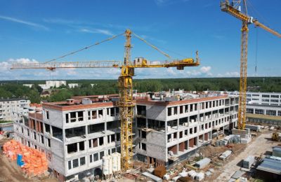 Каркас второго корпуса Инженерной школы возвели в Перми 