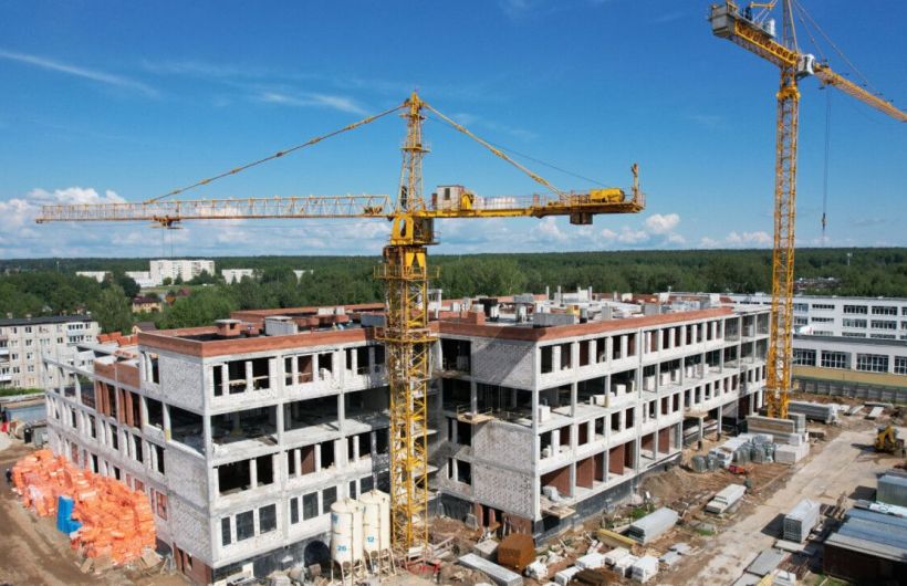 Каркас второго корпуса Инженерной школы возвели в Перми 
