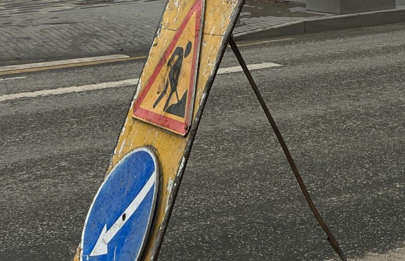 На улице Строителей в Перми сузят проезжую часть до конца мая