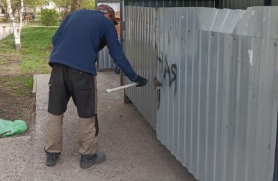 В Перми за первую половину января 2026 года устранено 65 незаконных граффити