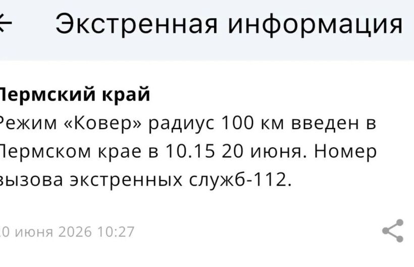 В Перми ввели режим «Ковер» и временно закрыли аэропорт