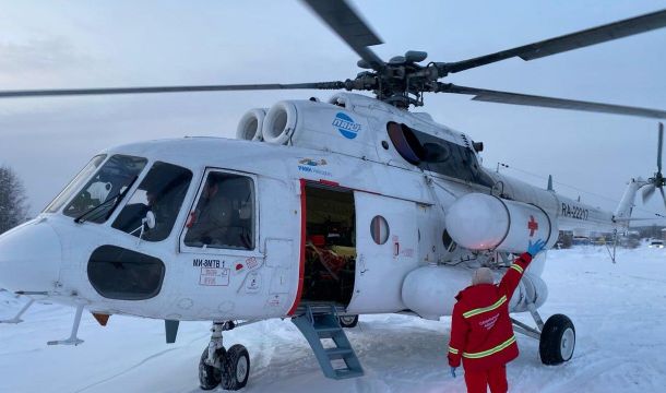 ​Трех пациентов эвакуировала санавиация Прикамья в первый день 2026 года
