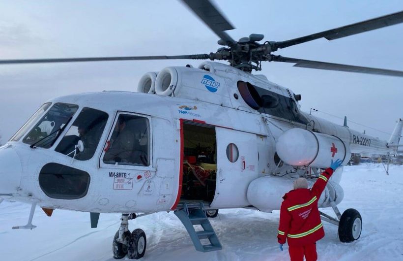 ​Трех пациентов эвакуировала санавиация Прикамья в первый день 2026 года