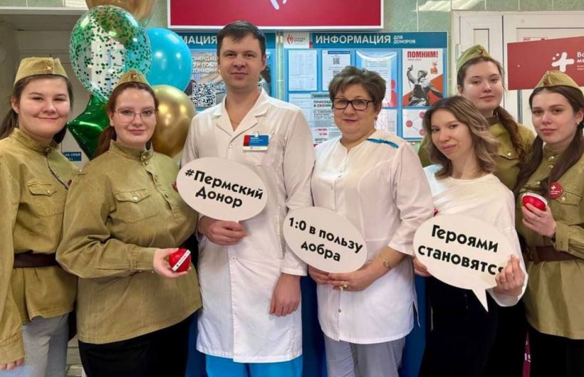 ​Врач из Прикамья 100 раз стал донором крови