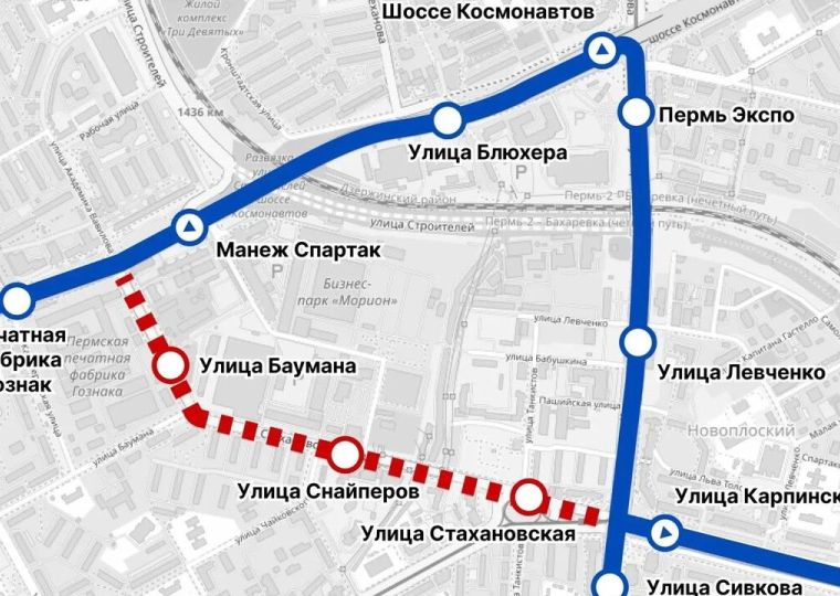 Три автобусных маршрута в Перми изменили схему движения