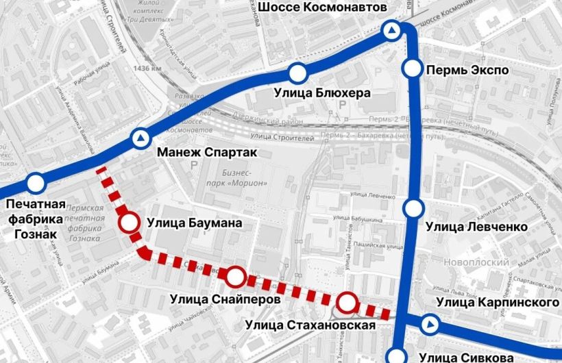 Три автобусных маршрута в Перми изменили схему движения