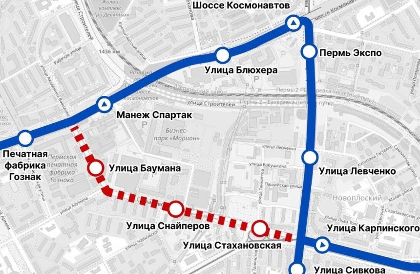 Три автобусных маршрута в Перми изменили схему движения