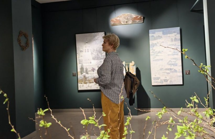 В центральном выставочном зале Перми зазвучали голоса «Вятского диалекта»