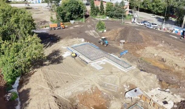 Будущий Александровский сквер в Перми постепенно обретает свой облик