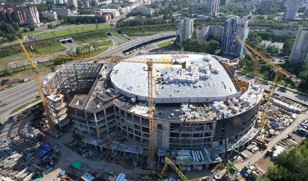 Готовность «Пермь-Арены» достигла почти 50 процентов