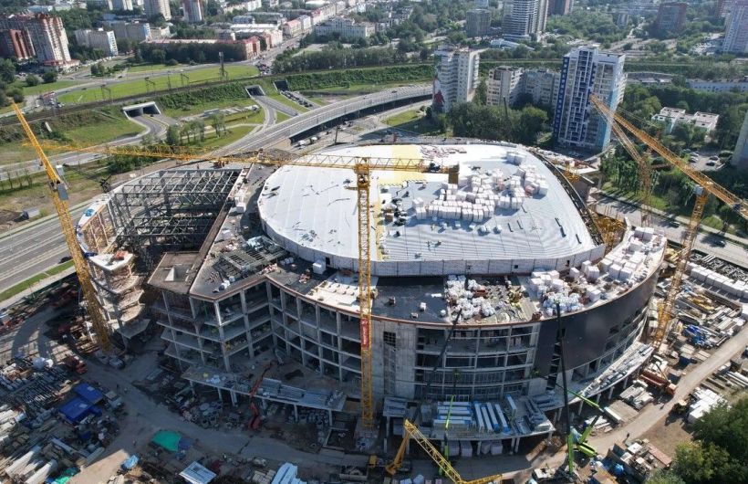 Готовность «Пермь-Арены» достигла почти 50 процентов