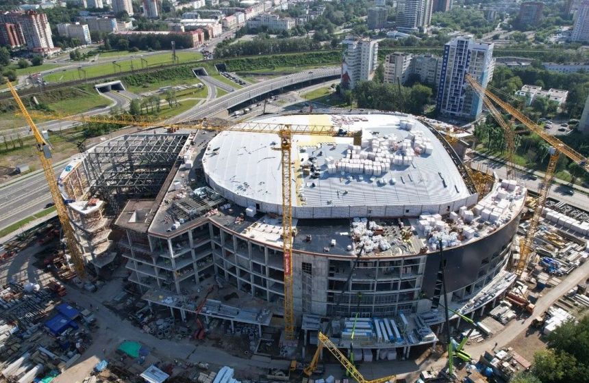 Готовность «Пермь-Арены» достигла почти 50 процентов