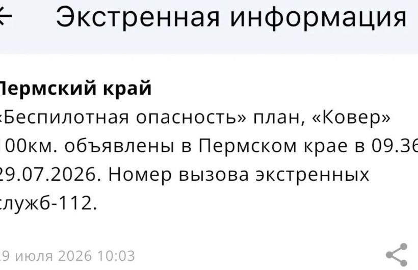 В Прикамье ввели план «Ковер» и временно ограничили работу аэропорта