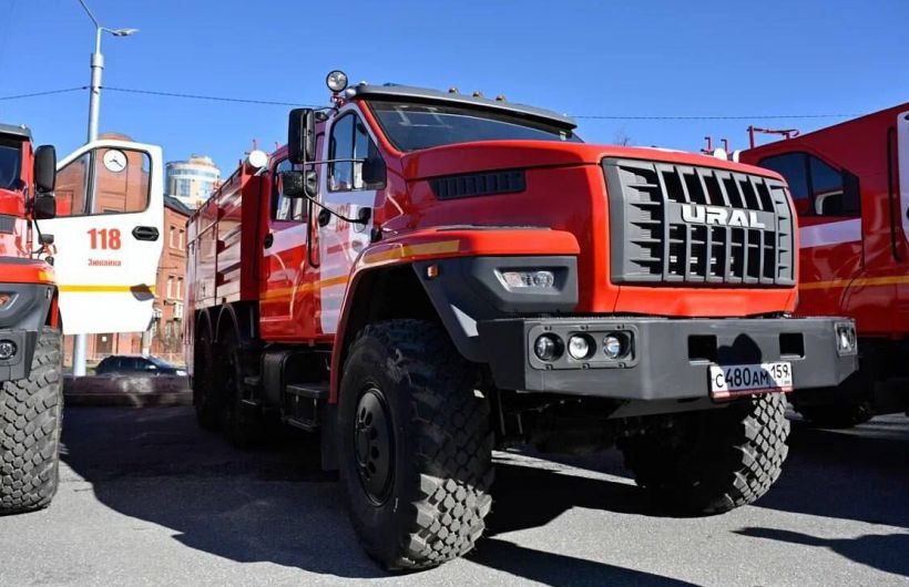 Пожарно-спасательные подразделения Пермского края получили новую технику