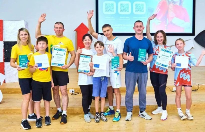 Спортивный фестиваль «Семейная команда» объединил 120 участников из муниципалитетов Прикамья