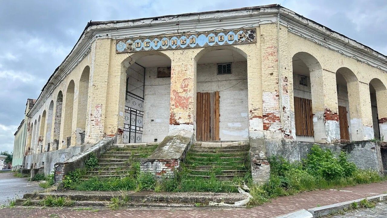 Реставрация Гостиного двора стартовала в Кунгуре 