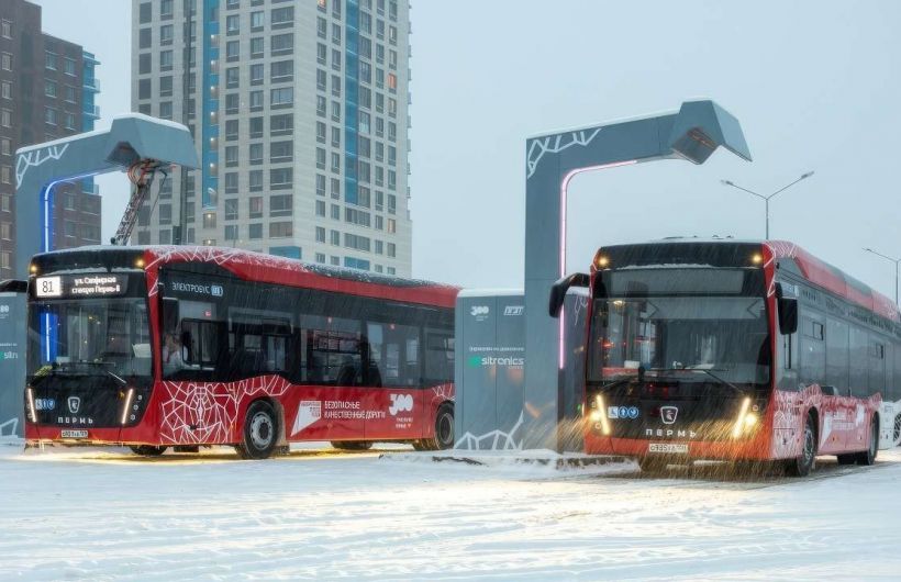 Более 4 млн пассажиров перевезено за год электробусами в Перми