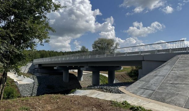 В Бардымском округе завершили капитальный ремонт моста через реку Барду