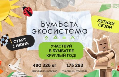 Пермский край вошел в ТОП-5 во всероссийской акции по сбору макулатуры «БумБатл»