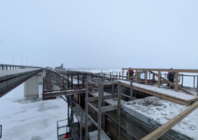 ​К концу 2026 года готовность Чусовского моста достигнет 81%