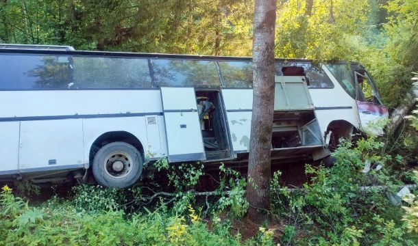 Пермяки пострадали в ДТП с автобусом под Воткинском в Удмуртии