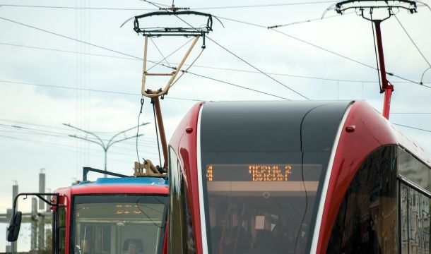 В краевом центре временно прекращается движение трамваев до Перми 2 