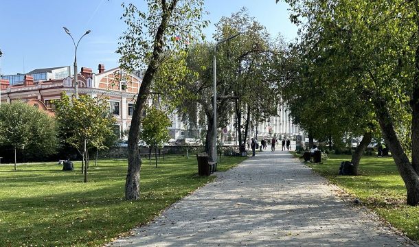 Cквер Уральских добровольцев в Перми разделят на тематические зоны