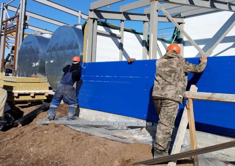 В поселке Юго-Камский близятся к завершению работы по модернизации очистных сооружений