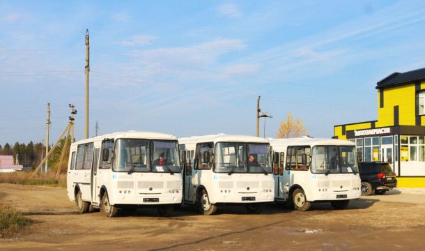 Новые автобусы поступили два округа Пермского края