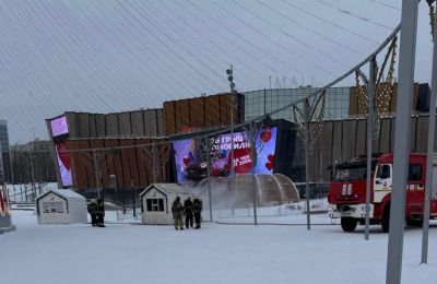 Временно приостановлена работа ледового городка на пермской эспланаде