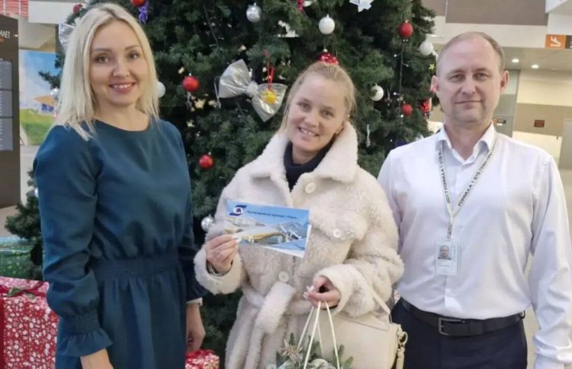 В Перми аэропорт «Большое Савино» обслужил двухмиллионного пассажира